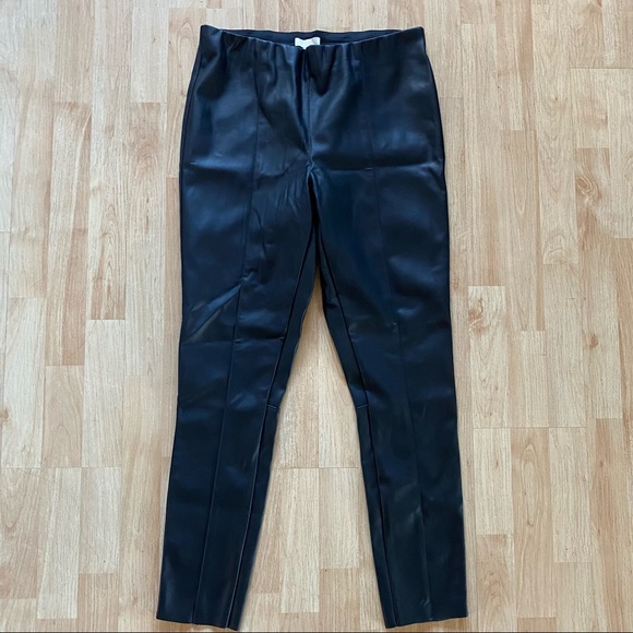 NWT H&M Faux Leather Pants size 14 - Picture 2 of 8